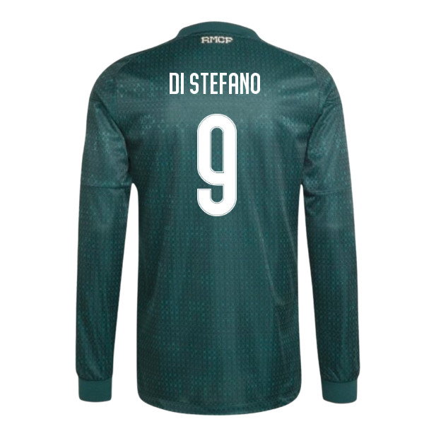 2026-2027 Real Madrid Authentic Long Sleeve Away Shirt (Di Stefano 9)