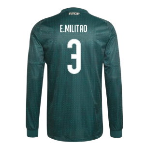 2026-2027 Real Madrid Authentic Long Sleeve Away Shirt (E.Militao 3)