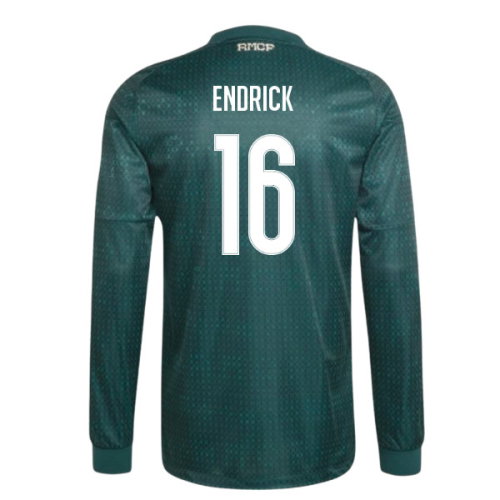 2026-2027 Real Madrid Authentic Long Sleeve Away Shirt (Endrick 16)