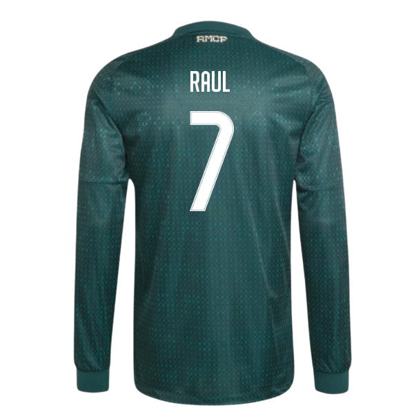 2026-2027 Real Madrid Authentic Long Sleeve Away Shirt (Raul 7)