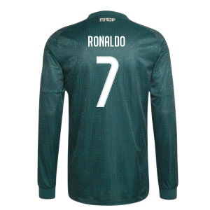 2026-2027 Real Madrid Authentic Long Sleeve Away Shirt (Ronaldo 7)