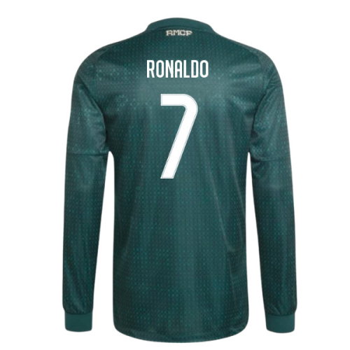 2026-2027 Real Madrid Authentic Long Sleeve Away Shirt (Ronaldo 7)