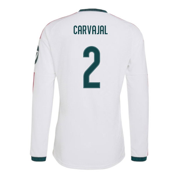 2026-2027 Real Madrid Authentic Long Sleeve Home Shirt (Carvajal 2)
