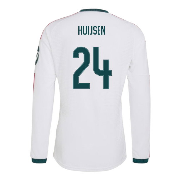 2026-2027 Real Madrid Authentic Long Sleeve Home Shirt (Huijsen 24)