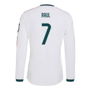 2026-2027 Real Madrid Authentic Long Sleeve Home Shirt (Raul 7)