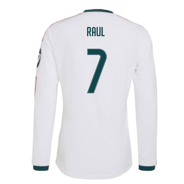 2026-2027 Real Madrid Authentic Long Sleeve Home Shirt (Raul 7)