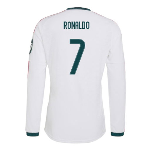 2026-2027 Real Madrid Authentic Long Sleeve Home Shirt (Ronaldo 7)