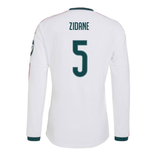 2026-2027 Real Madrid Authentic Long Sleeve Home Shirt (Zidane 5)