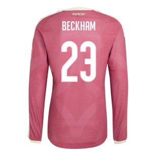 2026-2027 Real Madrid Authentic Long Sleeve Third Shirt (Beckham 23)