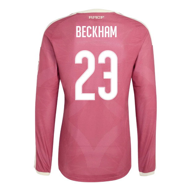 2026-2027 Real Madrid Authentic Long Sleeve Third Shirt (Beckham 23)