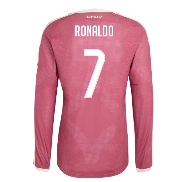2026-2027 Real Madrid Authentic Long Sleeve Third Shirt (Ronaldo 7)