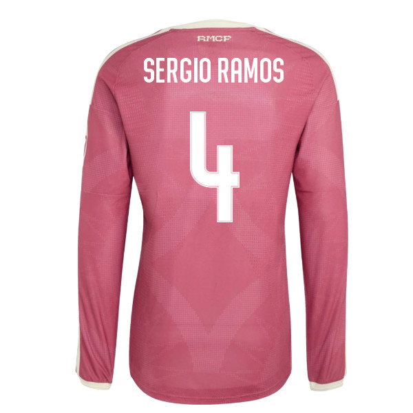 2026-2027 Real Madrid Authentic Long Sleeve Third Shirt (Sergio Ramos 4)