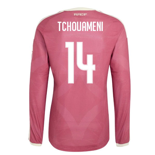 2026-2027 Real Madrid Authentic Long Sleeve Third Shirt (Tchouameni 14)