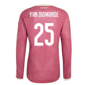 2026-2027 Real Madrid Authentic Long Sleeve Third Shirt (Yan Diomande 25)