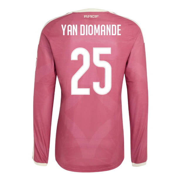 2026-2027 Real Madrid Authentic Long Sleeve Third Shirt (Yan Diomande 25)