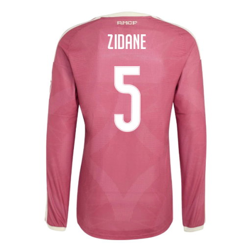 2026-2027 Real Madrid Authentic Long Sleeve Third Shirt (Zidane 5)