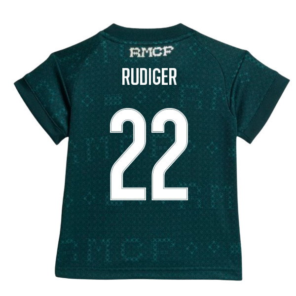 2026-2027 Real Madrid Away Baby Kit (Rudiger 22)