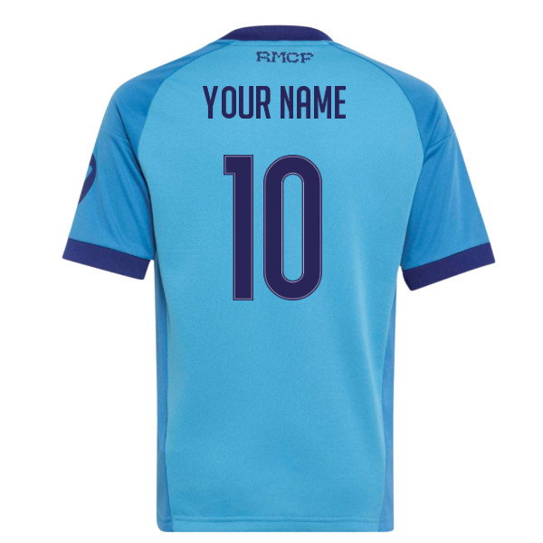 2026-2027 Real Madrid Away Goalkeeper Shirt (App Sky Rush) - Kids (Your Name)