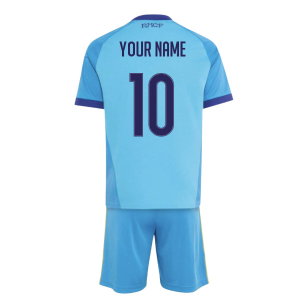 2026-2027 Real Madrid Away Goalkeeper Youth Kit (App Sky Rush) - Kids (Your Name)