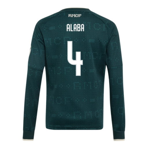 2026-2027 Real Madrid Away Long Sleeve Shirt (Kids) (Alaba 4)