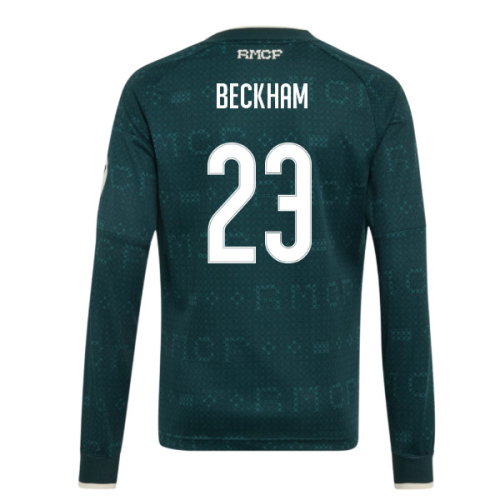 2026-2027 Real Madrid Away Long Sleeve Shirt (Kids) (Beckham 23)