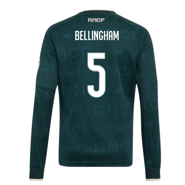 2026-2027 Real Madrid Away Long Sleeve Shirt (Kids) (Bellingham 5)