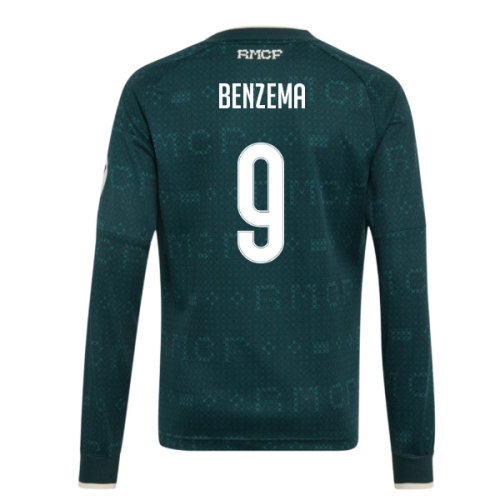 2026-2027 Real Madrid Away Long Sleeve Shirt (Kids) (Benzema 9)