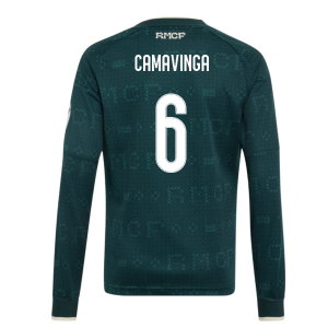 2026-2027 Real Madrid Away Long Sleeve Shirt (Kids) (Camavinga 6)