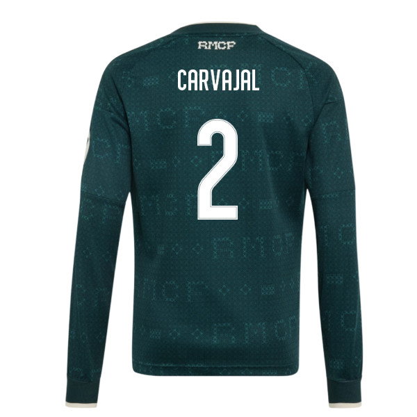 2026-2027 Real Madrid Away Long Sleeve Shirt (Kids) (Carvajal 2)