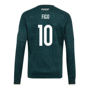 2026-2027 Real Madrid Away Long Sleeve Shirt (Kids) (Figo 10)