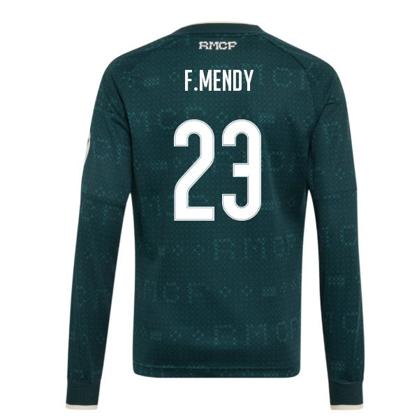2026-2027 Real Madrid Away Long Sleeve Shirt (Kids) (F.Mendy 23)