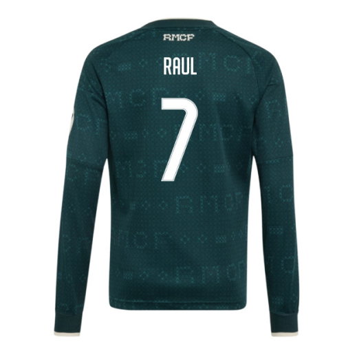 2026-2027 Real Madrid Away Long Sleeve Shirt (Kids) (Raul 7)