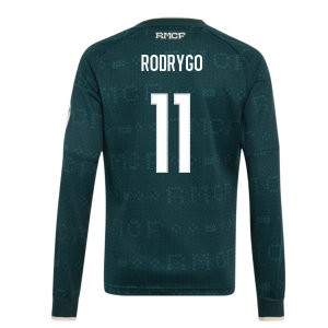 2026-2027 Real Madrid Away Long Sleeve Shirt (Kids) (Rodrygo 11)