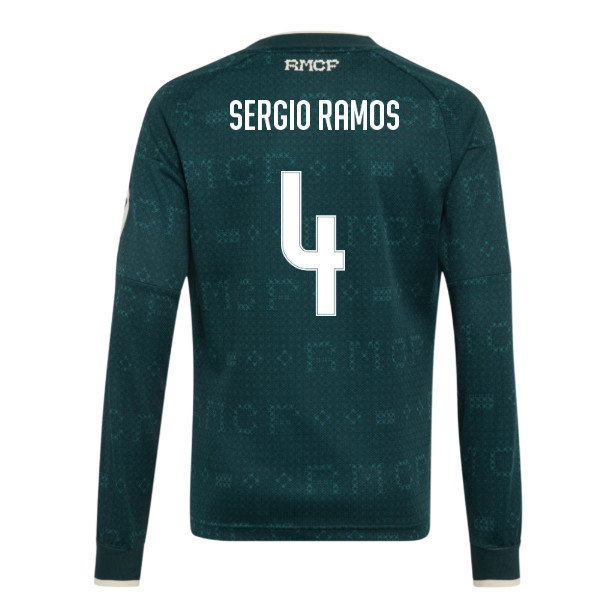 2026-2027 Real Madrid Away Long Sleeve Shirt (Kids) (Sergio Ramos 4)