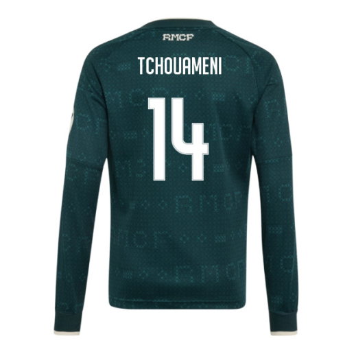 2026-2027 Real Madrid Away Long Sleeve Shirt (Kids) (Tchouameni 14)