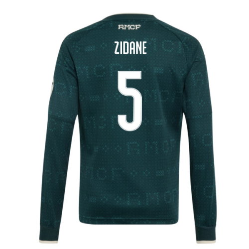 2026-2027 Real Madrid Away Long Sleeve Shirt (Kids) (Zidane 5)