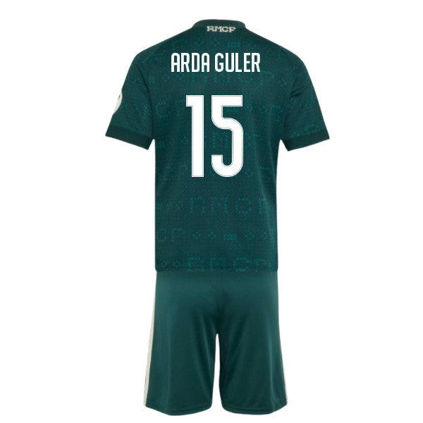2026-2027 Real Madrid Away Youth Kit (Arda Guler 15)