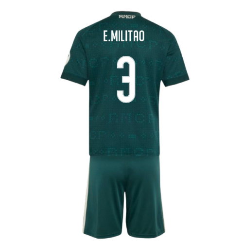 2026-2027 Real Madrid Away Youth Kit (E.Militao 3)