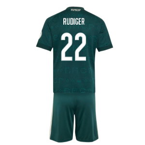 2026-2027 Real Madrid Away Youth Kit (Rudiger 22)