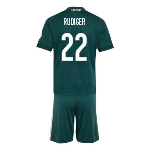 2026-2027 Real Madrid Away Youth Kit (Rudiger 22)