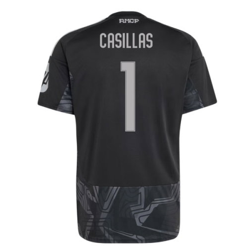 2026-2027 Real Madrid Home Goalkeeper Shirt (Black) (Casillas 1)