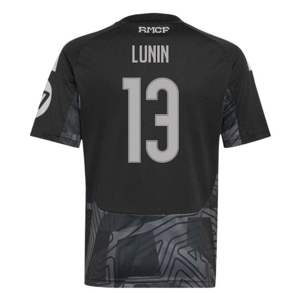 2026-2027 Real Madrid Home Goalkeeper Shirt (Black) - Kids (Lunin 13)
