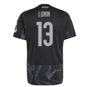 2026-2027 Real Madrid Home Goalkeeper Shirt (Black) (Lunin 13)