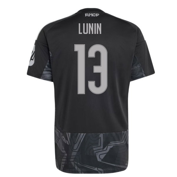 2026-2027 Real Madrid Home Goalkeeper Shirt (Black) (Lunin 13)