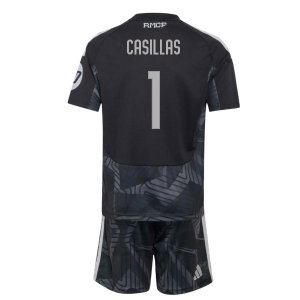 2026-2027 Real Madrid Home Goalkeeper Youth Kit (Casillas 1)