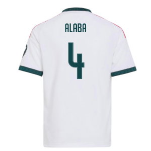 2026-2027 Real Madrid Home Youth Kit (Alaba 4)