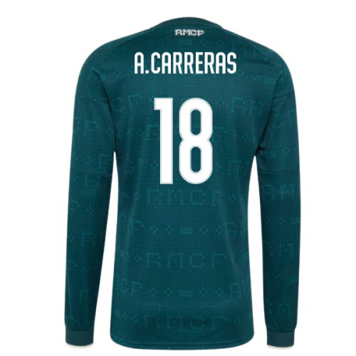 2026-2027 Real Madrid Long Sleeve Away Shirt (A.Carreras 18)
