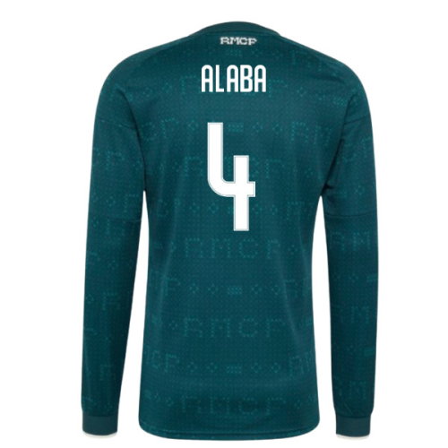 2026-2027 Real Madrid Long Sleeve Away Shirt (Alaba 4)