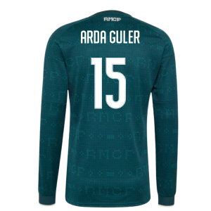2026-2027 Real Madrid Long Sleeve Away Shirt (Arda Guler 15)