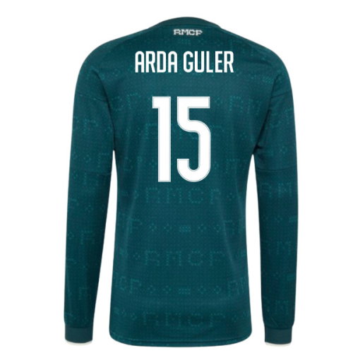 2026-2027 Real Madrid Long Sleeve Away Shirt (Arda Guler 15)